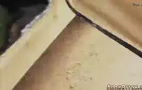 امرأة سمراء مفلس هي قرنية بعد استمناء وسخيف.